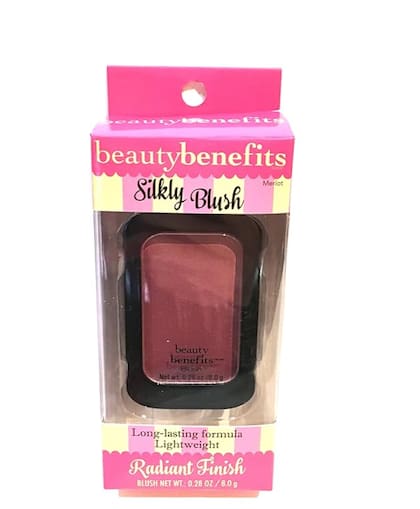 Este es el Silky Blush e Beauty Benefits, un dupe de Benefit