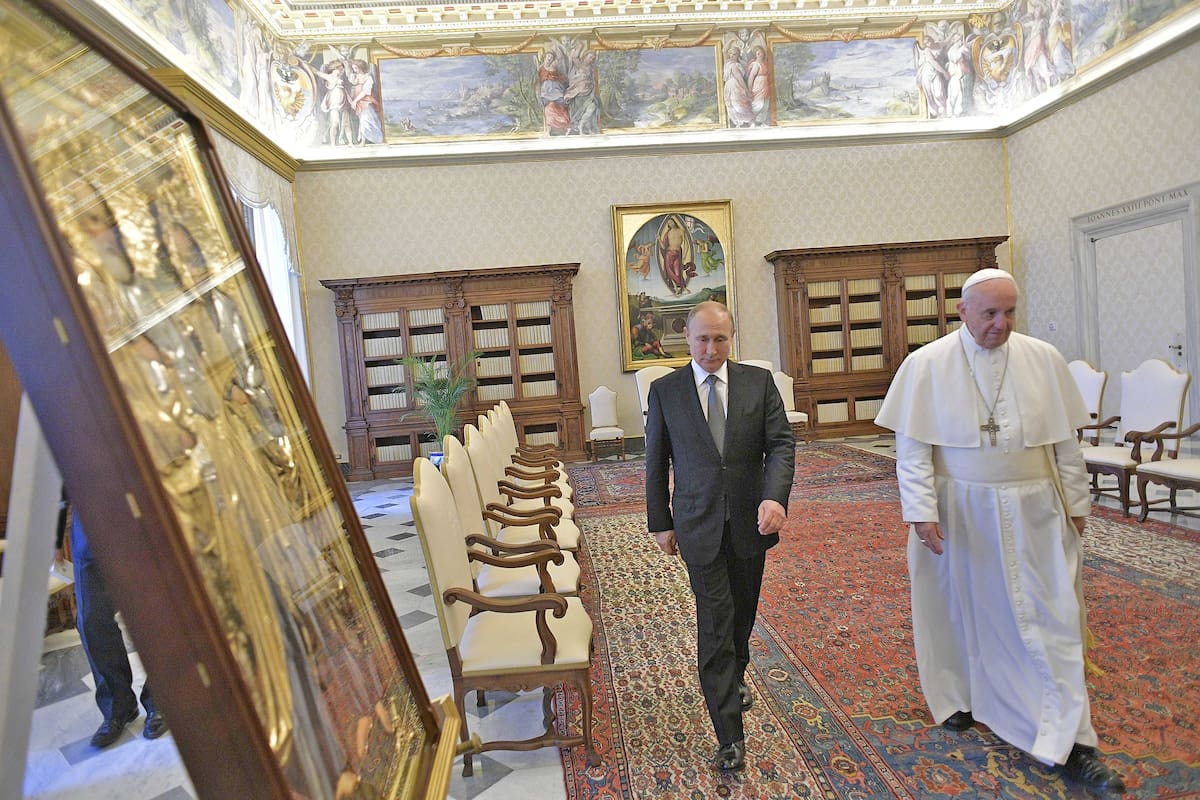 Este es el tercer encuentro que protagonizarán el jefe del Kremlin; Vladimir Putin, y el líder de la Iglesia católica, el Papa Francisco