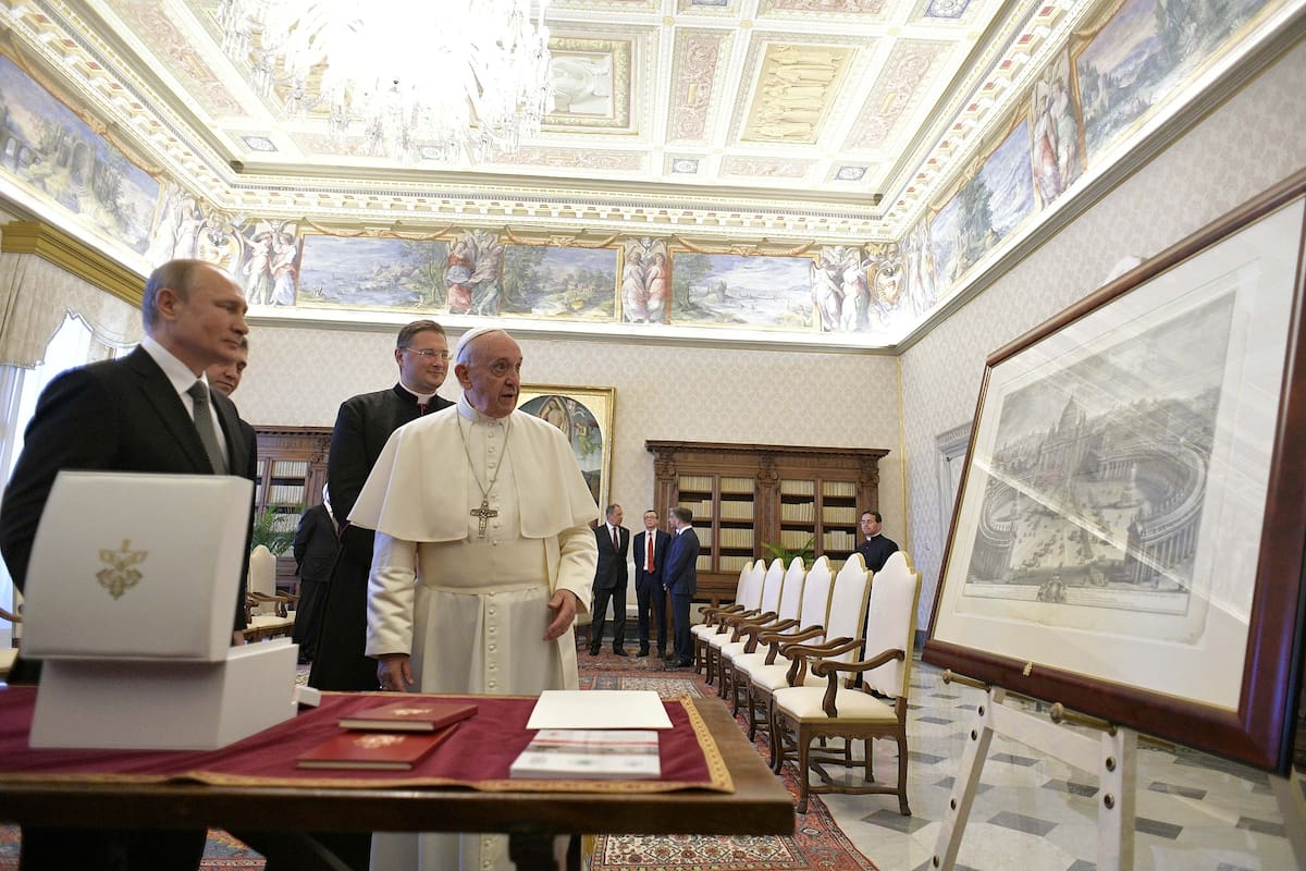 Este es el tercer encuentro que protagonizarán el jefe del Kremlin; Vladimir Putin, y el líder de la Iglesia católica, el Papa Francisco