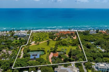 Este es el terreno que abarca la mansión de Larry Ellison
