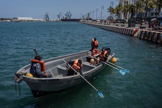 "Este es nuestro vivir": derrame petrolero atemoriza a consumidores y afecta a pescadores mexicanos