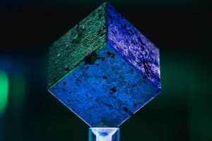 Este es uno de los 664 cubos de uranio del reactor nuclear que los alemanes intentaron construir durante la Segunda Guerra Mundial