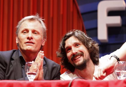 El actor junto a Lisandro Alonso