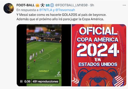 Este fue uno de los comentarios respecto a la comparación entre Messi y Beyoncé