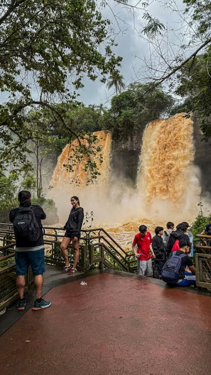 Este jueves 15 de octubre, miles de visitantes disfrutaron del Parque Nacional Iguazú.