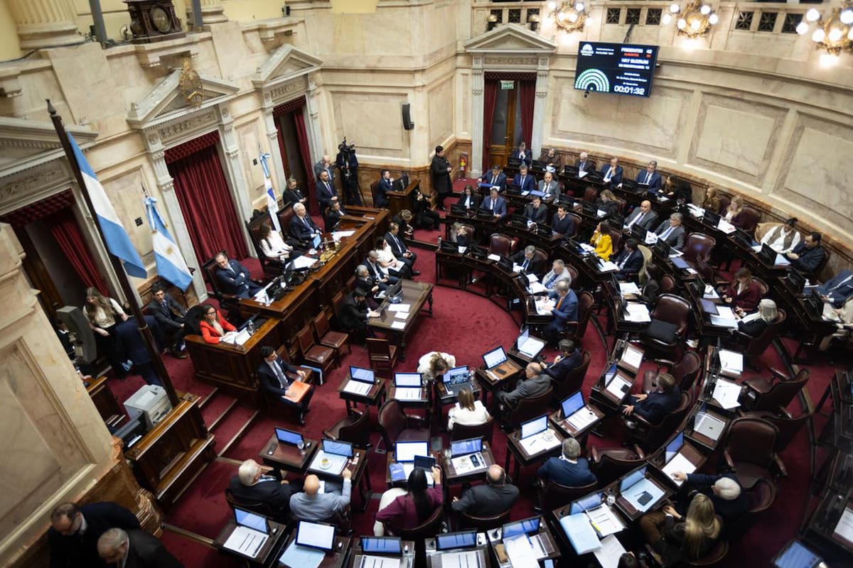 Este jueves hay sesión en el Senado
