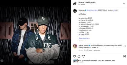 Este miércoles se lanzará la colaboración entre Bizarrap y Daddy Yankee