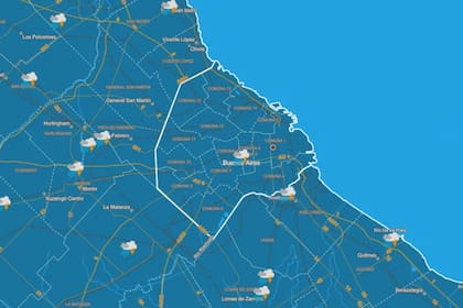 Este miércoles será un día de precipitaciones a lo largo de la jornada