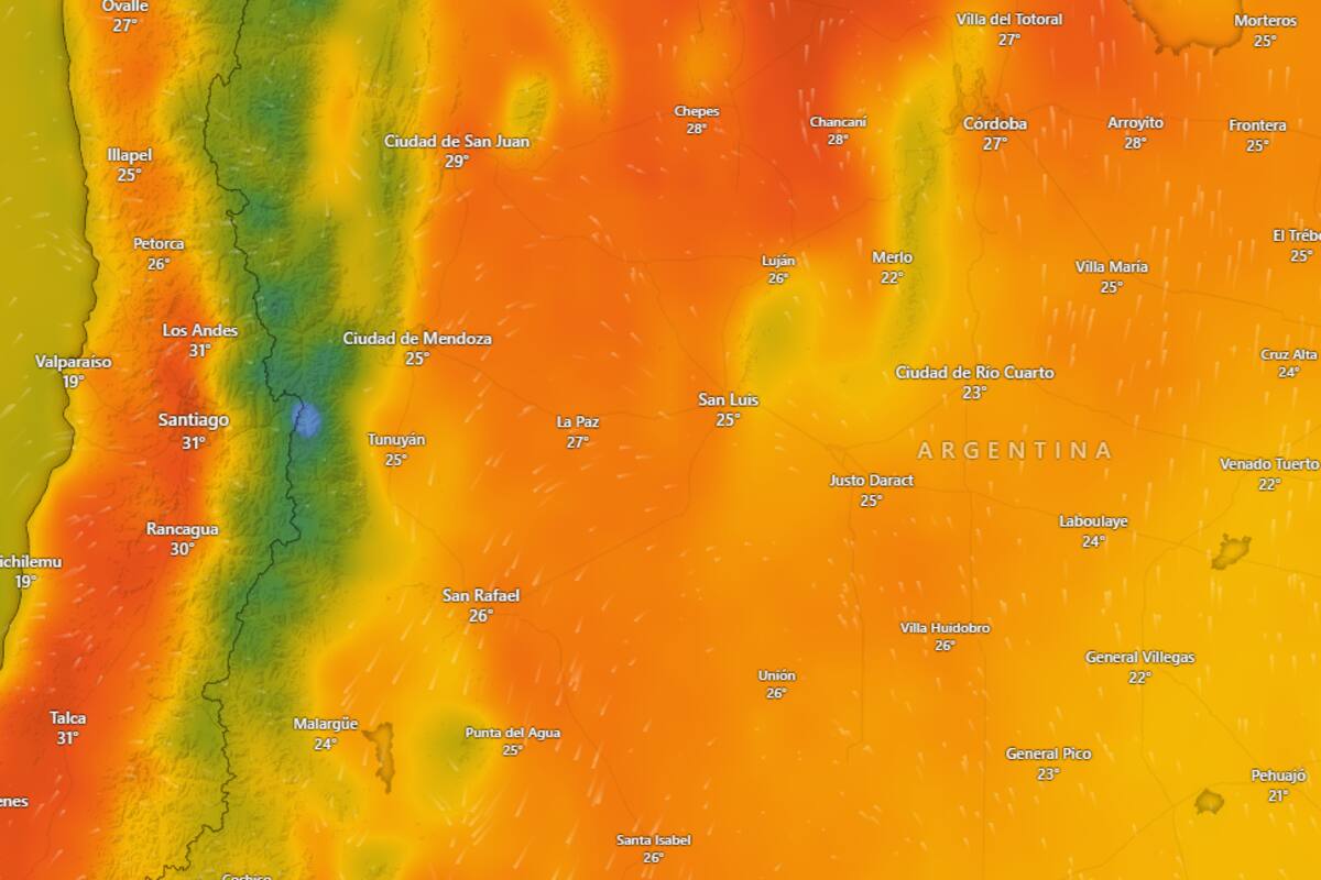 Este sábado 22 será un anticipo del calorcito que se impondrá durante la próxima semana