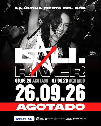Este sábado 26 de septiembre Lali tiene su "última fiesta del pop" (Foto: Instagram)