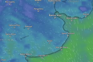 Emiten una alerta amarilla por viento y tormentas para este sábado