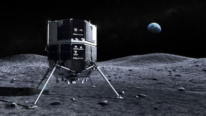Este satélite natural evita que la Tierra se tambalee demasiado sobre su eje (ispace vía AP, Archivo)