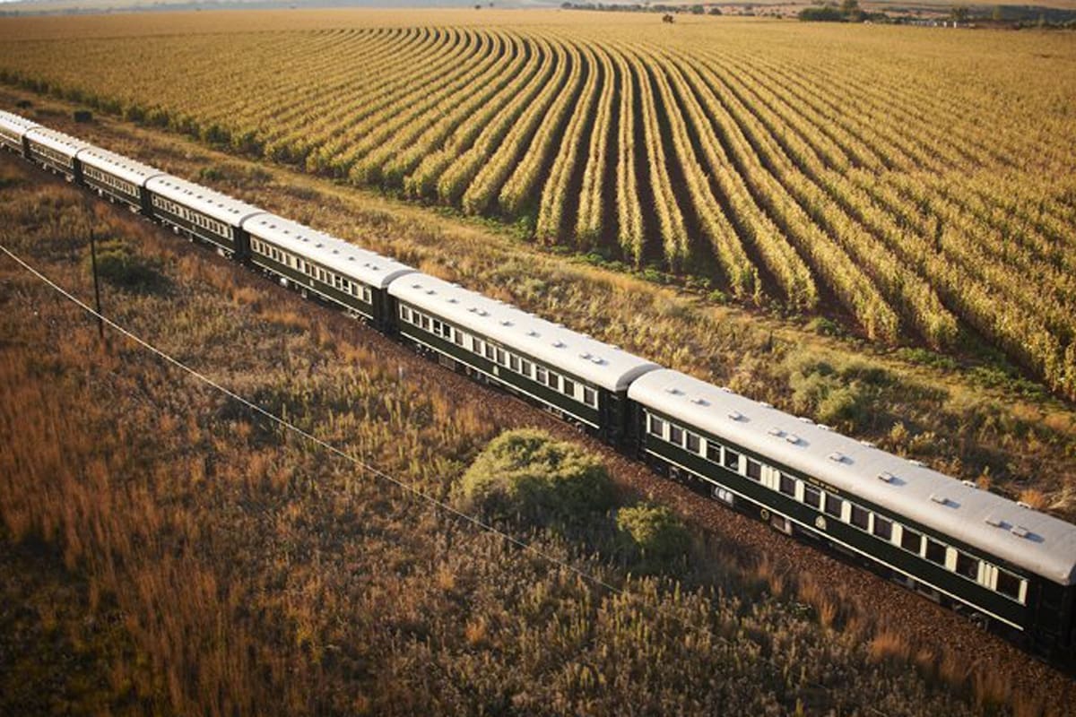 Este tren es conocido como el Orgullo de África