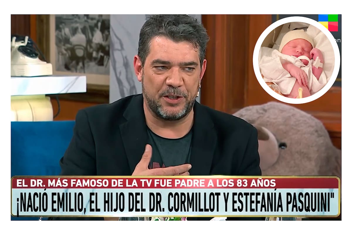 Este viernes, Adrián Cormillot habló de sus primeras sensaciones tras el nacimiento del hijo de su padre Alberto y Estefanía Pasquini