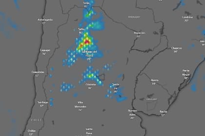 Este viernes rige una alerta amarilla por tormentas en 13 provincias argentinas