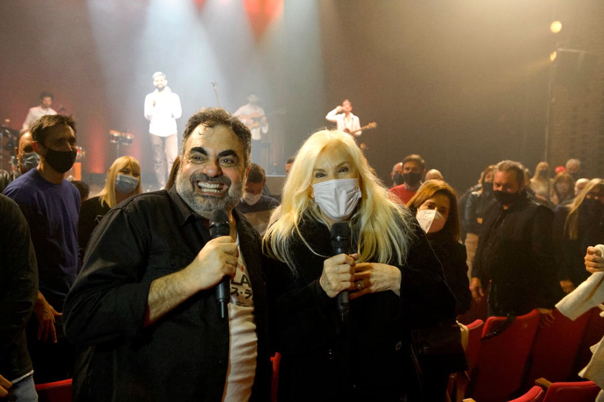 Este viernes, Susana Giménez presenció la función de El Método Moldavsky, en el Teatro Apolo