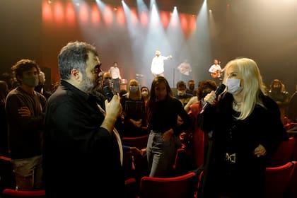 Este viernes, Susana Giménez presenció la función de El Método Moldavsky, en el Teatro Apolo