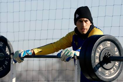 Esteban Andrada, uno de los cuatro arqueros de Boca comprometidos con el Covid-19