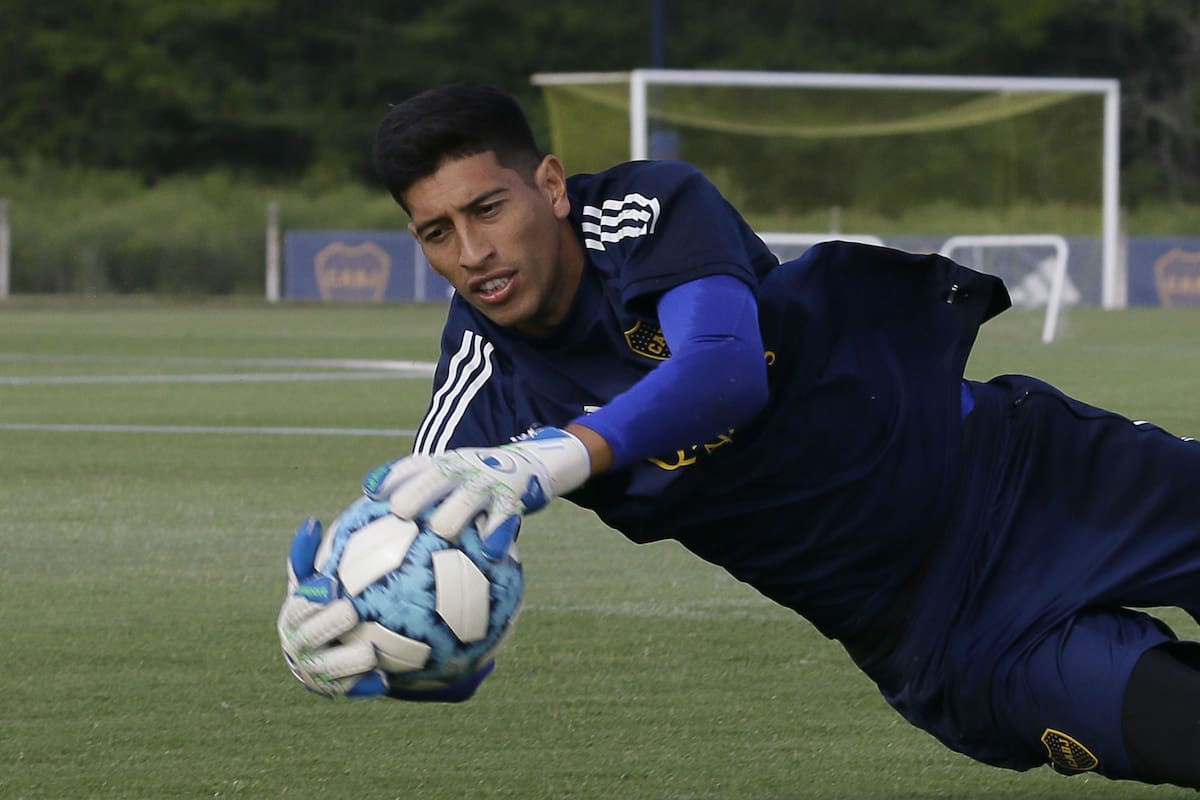 Esteban Andrada vovlerá a ser titular el domingo cuando Boca visite a Central Córdoba en Santiago del Estero