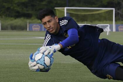 Esteban Andrada vovlerá a ser titular el domingo cuando Boca visite a Central Córdoba en Santiago del Estero