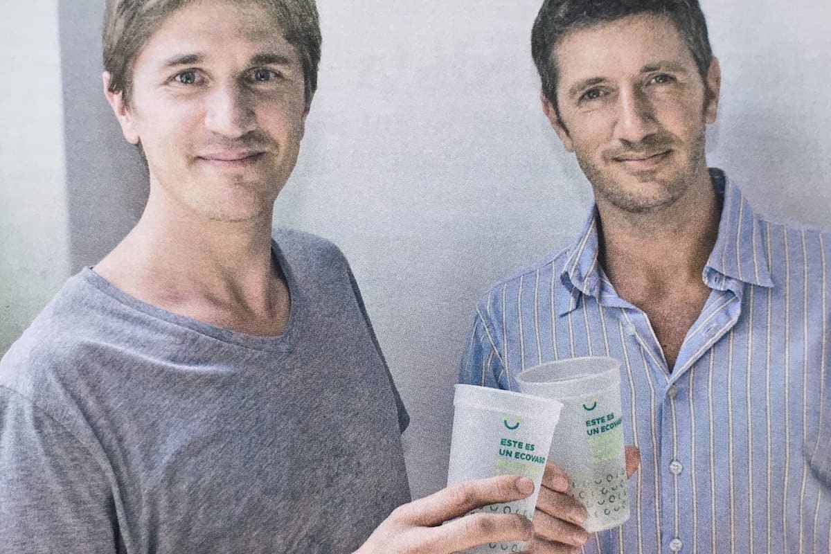 Esteban Bancalari y Olivier Habonneaud, creadores de café circular.