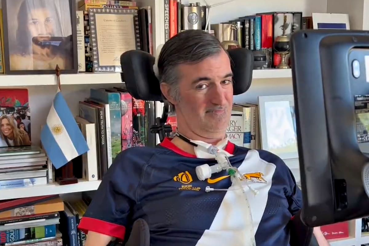 Esteban Bullrich con la camiseta de Los Pumas