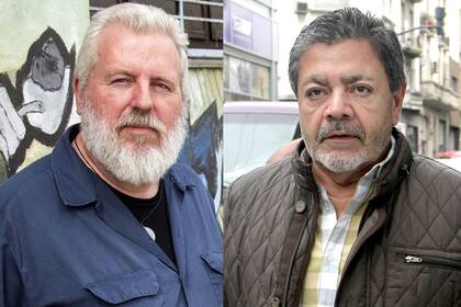 Esteban Castro, referente de los movimientos sociales, y Gerardo Martínez, jefe de la Uocra, denuncian la parálisis de los programas oficiales para construir viviendas