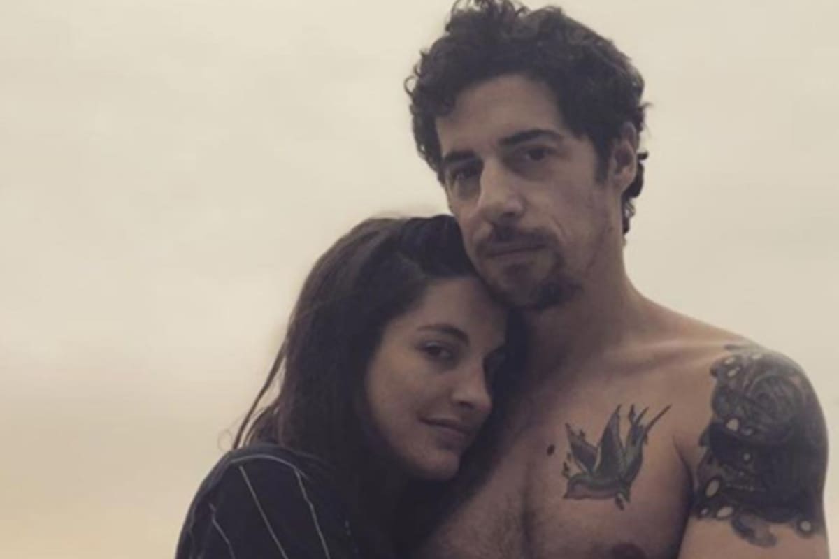 Esteban Lamothe junto a su pareja Katia Szechtman