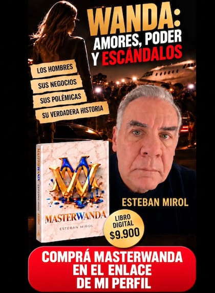 Esteban Mirol definió la trayectoria de Wanda Nara como un “fenómeno con luces y sombras” (Foto: Instagram/@estebanmirol)
