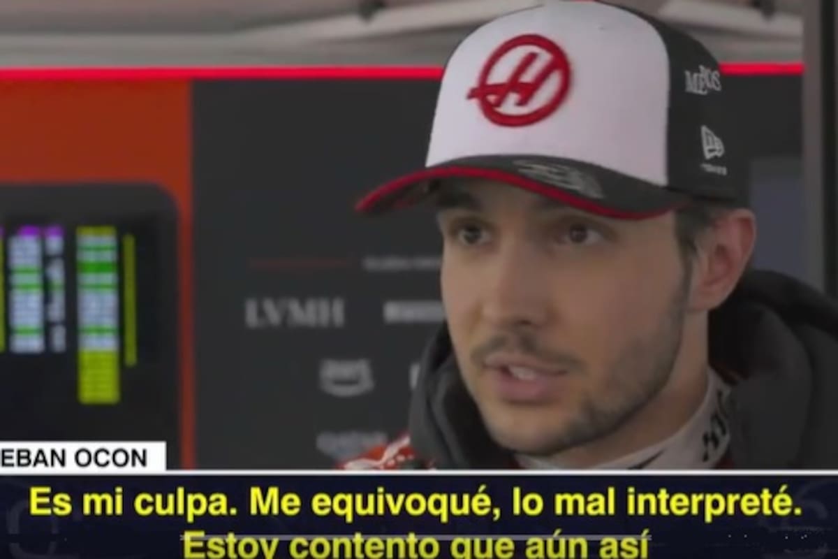 Esteban Ocon reconoció su error tras provocar el choque con Colapinto en China