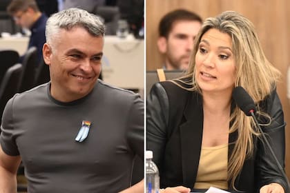 Esteban Paulón y Nadia Márquez