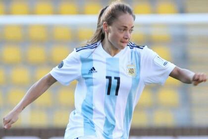 Estefania Banini es una de las figura del seleccionado argentino femenino de fútbol