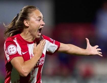 Estefanía Banini, futbolista del Atlético de Madrid