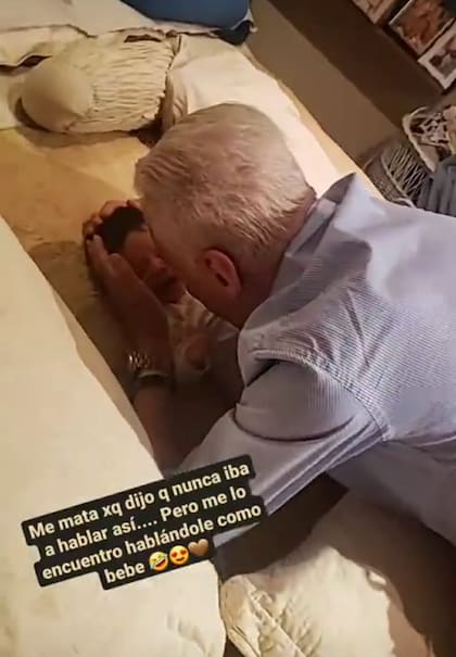Estefanía Pasquini compartió un gracioso video que tiene como protagonista a Cormillot y su hijo Emilio