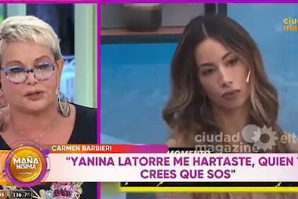 Estefi Berardi, otra que, al igual que Carmen Barbieri, no tiene una buena relación con Yanina Latorre