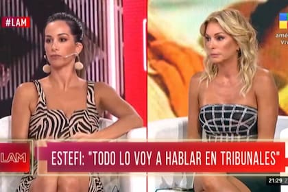 Estefi Berardi y Yanina Latorre se sacaron chispas por los chats con Fede Bal (Foto: Captura de video)