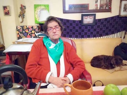 Estela Figueroa, en su casa del barrio Centenario de la capital santafesina