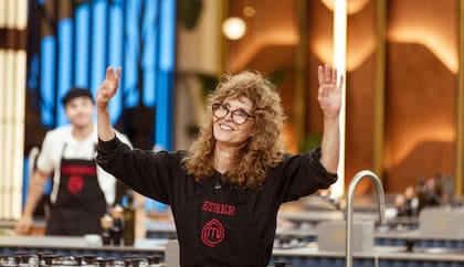 Esther Goris fue eliminada de MasterChef Celebrity este lunes 26 de enero