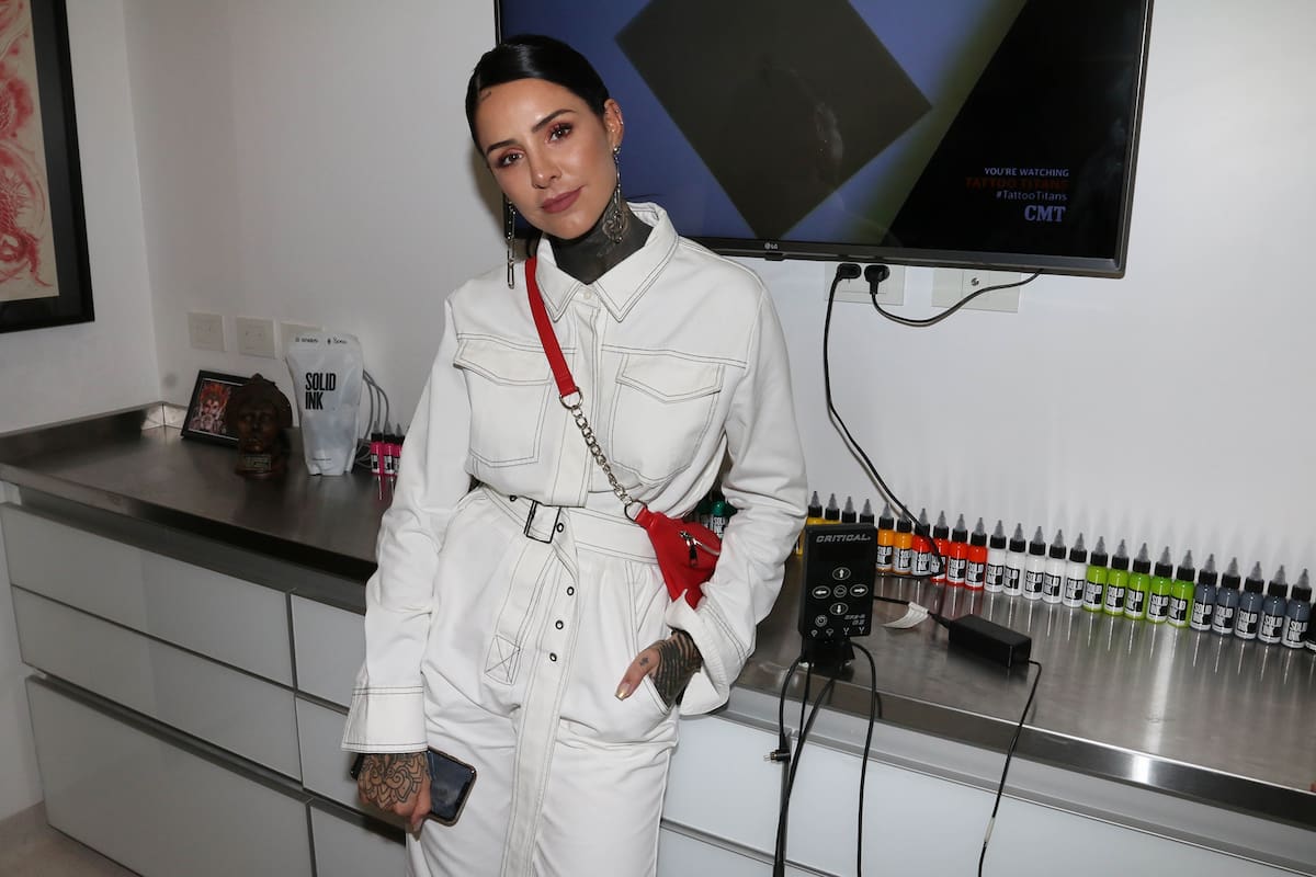 Estilosa como de costumbre, Cande Tinelli no podía estar ausente en la inauguración de los nuevos estudios de Solid Ink