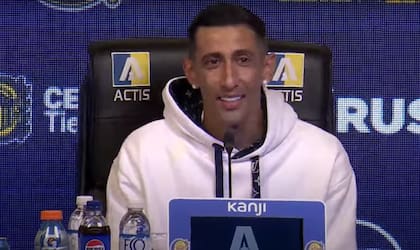 "Esto es lo que había soñado hace mucho tiempo", dijo Di María en una emotiva conferencia de prensa en el Gigante de Arroyito