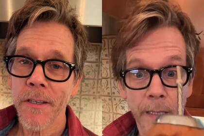 “Esto te pondrá en marcha”: Kevin Bacon incluyó el mate en su desayuno favorito