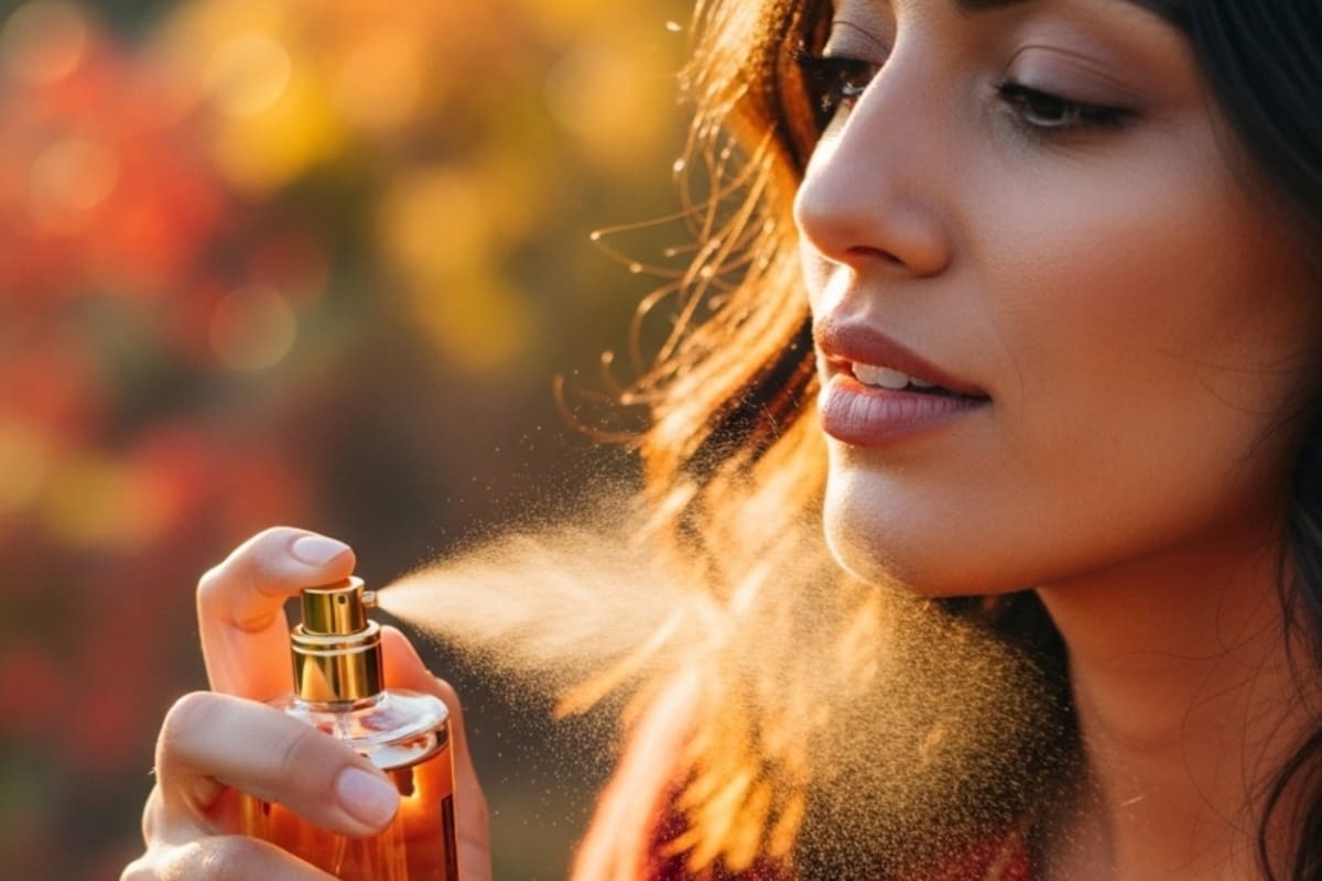 Estos perfumes evocan la calidez de la temporada marcada por noches frente a la chimenea y hojas crujientes (Foto: Google Gemini)