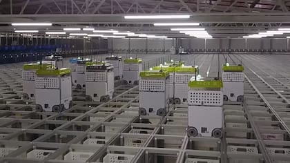 Estos robots arman pedidos de supermercados en 5 minutos