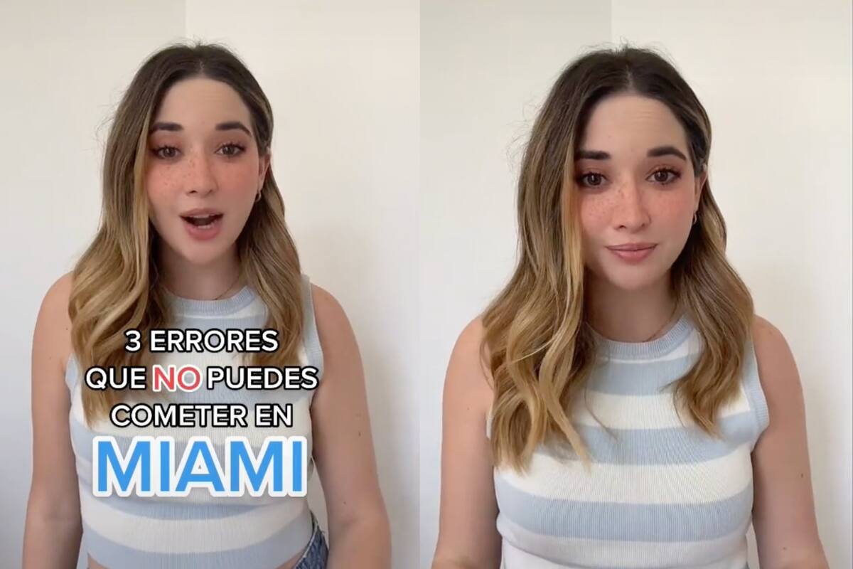 Estos son los 3 errores que "no hay que cometer" en Miami, según una tiktoker y viajera experta