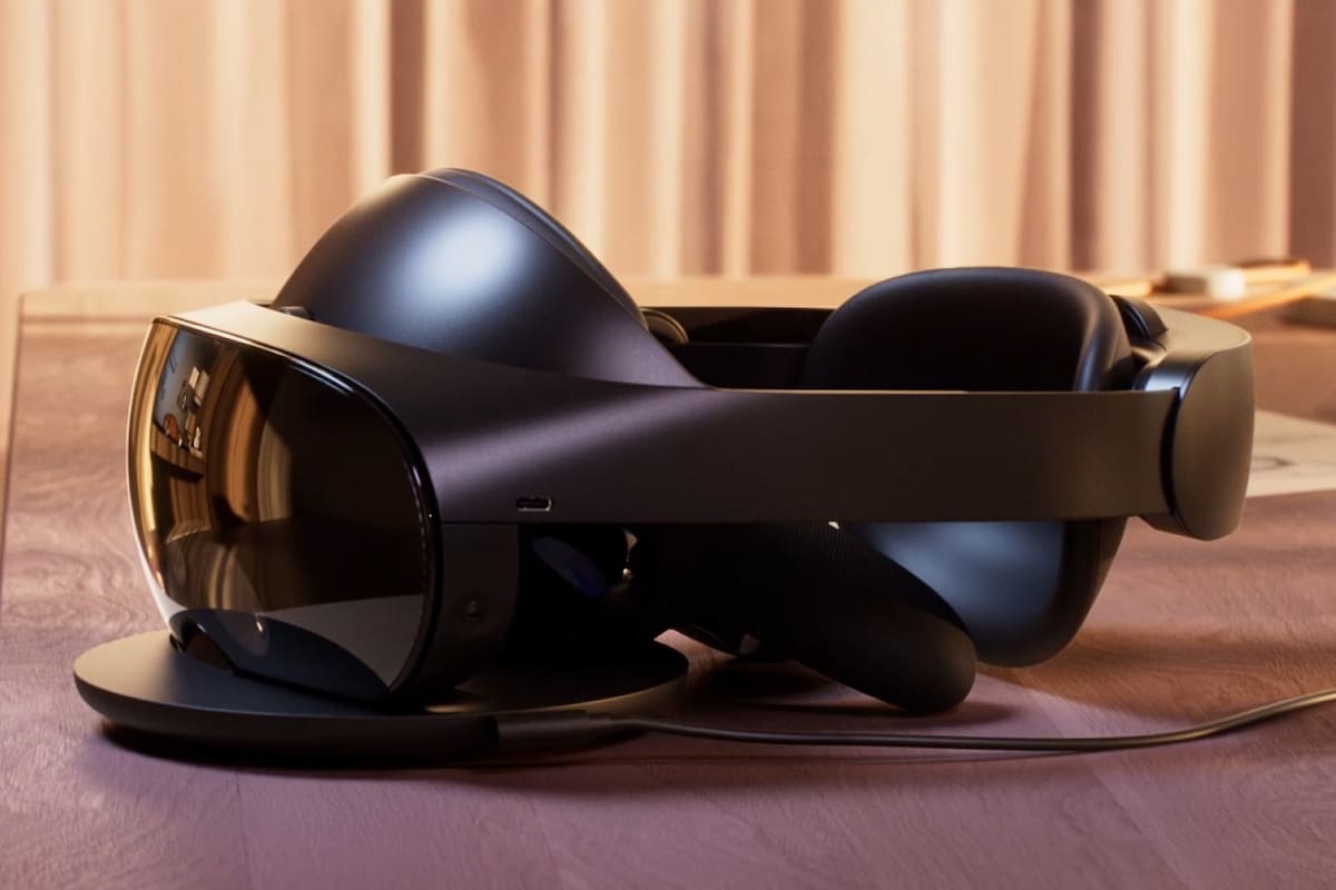 Estos son los anteojos de realidad mixta Quest Pro de Meta; la compañía los piensa para usuarios corporativos