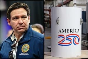 Una moneda de Ron DeSantis y otros objetos de Florida: la cápsula del tiempo que será vista dentro de 250 años