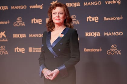 “Estoy en medio del caos y la represión. Mirarnos me ayuda a sentirme menos sola", confesó la actriz Susan Sarandon, premiada en los Goya