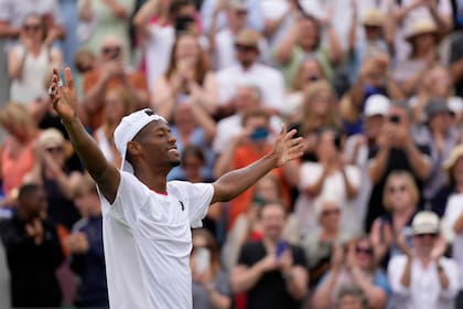 "Estoy viviendo un sueño", dice el estadounidense Christopher Eubanks, 43° del ranking, flamante cuartofinalista de Wimbledon tras vencer a Stefanos Tsitsipas