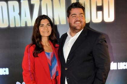 Darío Barassi y Soledad Villamil también sonrieron juntos palpitando el estreno de Corazón Loco