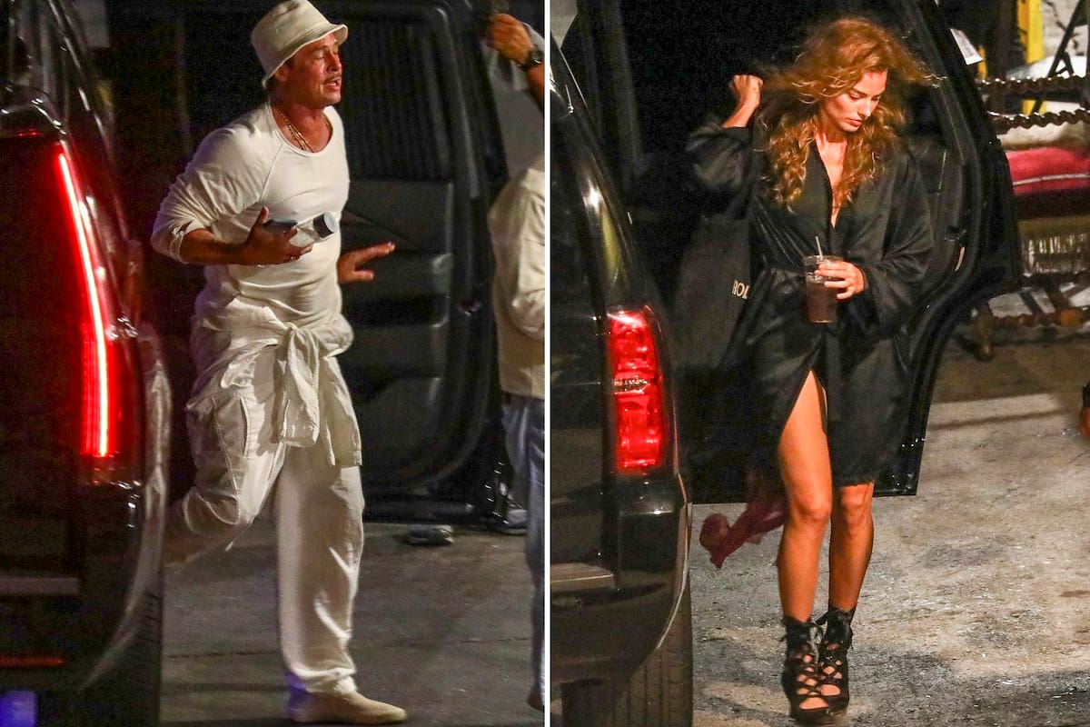 ¡Estrellas en un flash!: Brad Pitt y Margot Robbie en el set de la nueva película que protagonizan y la búsqueda de Ben Affleck del anillo para Jennifer Lopez